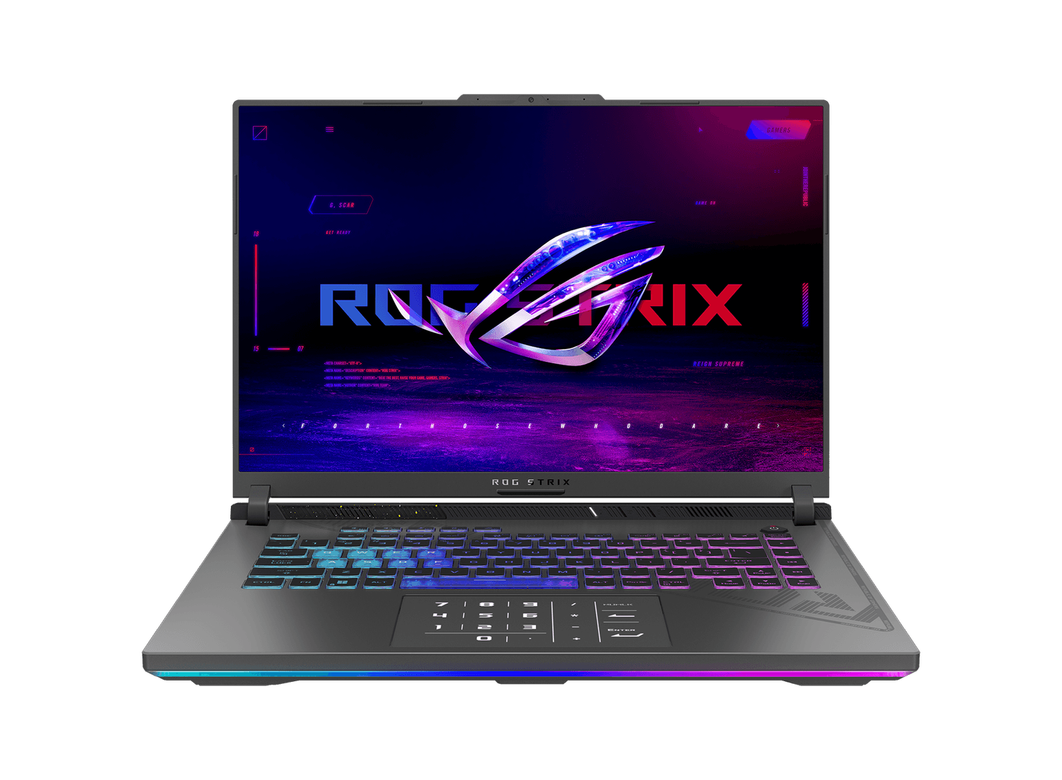 Товар Ноутбук ASUS ROG Strix G16 G614JU-N3490, 16", WUXGA, Core i5-13450HX, RAM 16ГБ, SSD 512ГБ, RTX 4050, 90NR0CC1-M012J0