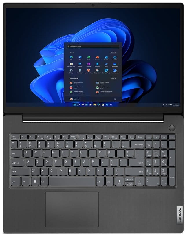 Товар Ноутбук 15.6" TN FHD Lenovo V15 G4 AMN black (AMD Ryzen 3 7320U/8Gb/256Gb SSD/VGA int/noOS) ((82YU0080UE))