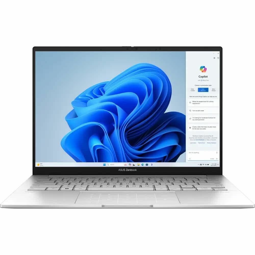 Товар Ноутбук ASUS Zenbook 14 UX3405MA-QD026W серебристый (90NB11R2-M00ZV0)