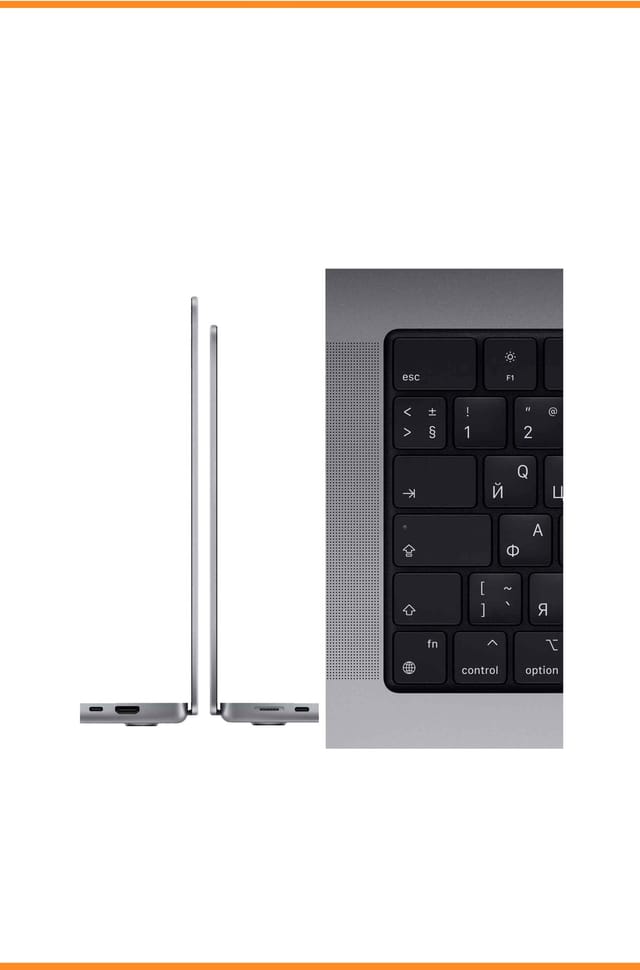 Товар Ноутбук Apple MacBook Pro 16 (2021), M1 Pro, 16/512Gb, SSD, (MK183RU), Space Gray (Русская раскладка)