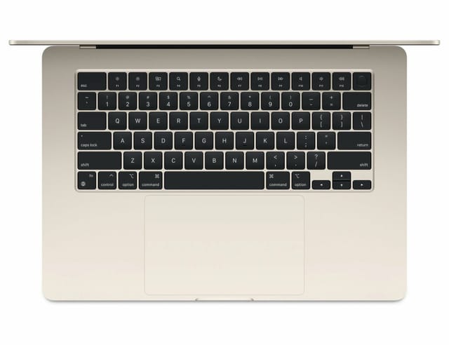 Товар Ноутбук Apple MacBook Air 15 M3 2024, 16/512 ГБ, MXD33LL/A, Starlight, английская раскладка