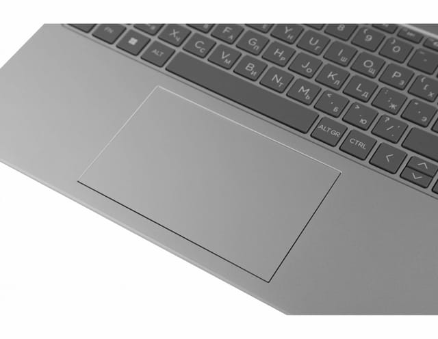 Товар Ноутбук HP 15-fc0003nia, 15.6", IPS, AMD Ryzen 5 7520U, LPDDR5 8ГБ, SSD 512ГБ, AMD Radeon 610M, серебристый (7k2m6ea)