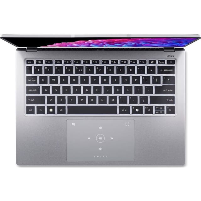 Товар Ноутбук 14" IPS WQXGA+ ACER Swift Go SFG14-73-77U8 silver (Core Ultra 7 155H/16Gb/1Tb SSD/VGA int/W11) (NX. KV4CD.001)