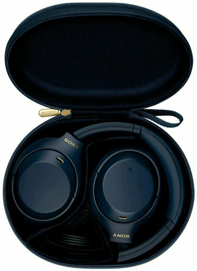 Товар Беспроводные наушники Sony WH-1000XM4 накладные Global, blue синий