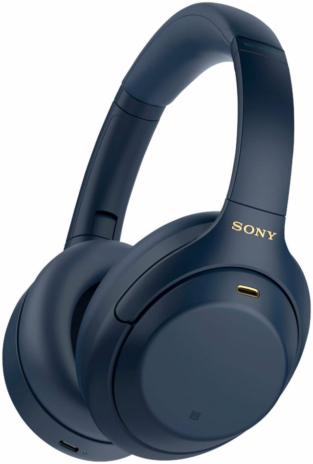 Товар Беспроводные наушники Sony WH-1000XM4 накладные Global, blue синий