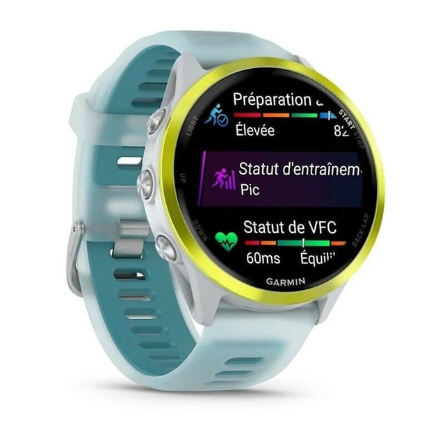 Товар Часы Garmin Forerunner 570 47 мм Amp Yellow / Translucent Whitestone / Turquoise (010-02971-01)