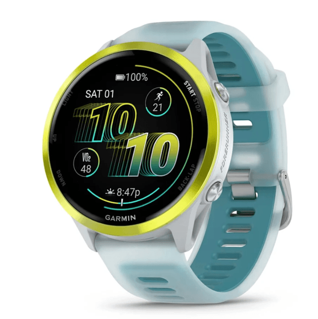 Товар Часы Garmin Forerunner 570 47 мм Amp Yellow / Translucent Whitestone / Turquoise (010-02971-01)