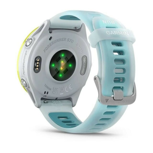 Товар Часы Garmin Forerunner 570 47 мм Amp Yellow / Translucent Whitestone / Turquoise (010-02971-01)